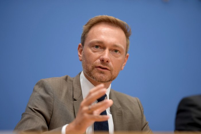 Германският финансов министър и лидер на Свободните демократи Кристиан Линднер